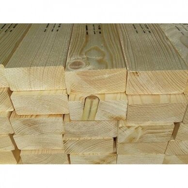 Konstruktyvinė graduota eglės mediena 45x195x6000, C24 4