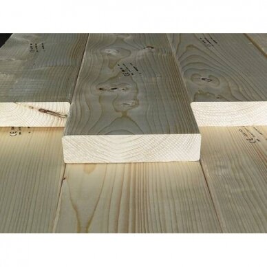Konstruktyvinė graduota eglės mediena 45x195x6000, C24 6