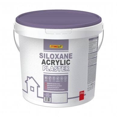 Struktūrinis akrilinis tinkas SILOXANE ACRYLIC PLASTER